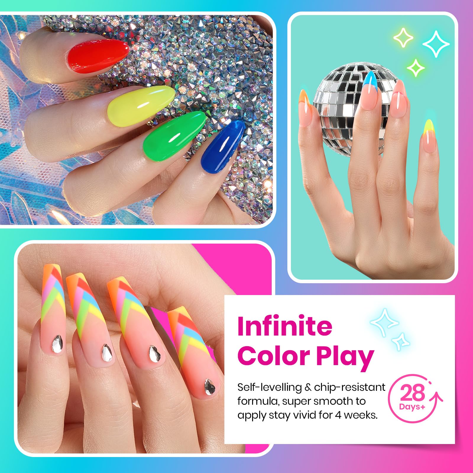 Professional soak off UV gel polish kit