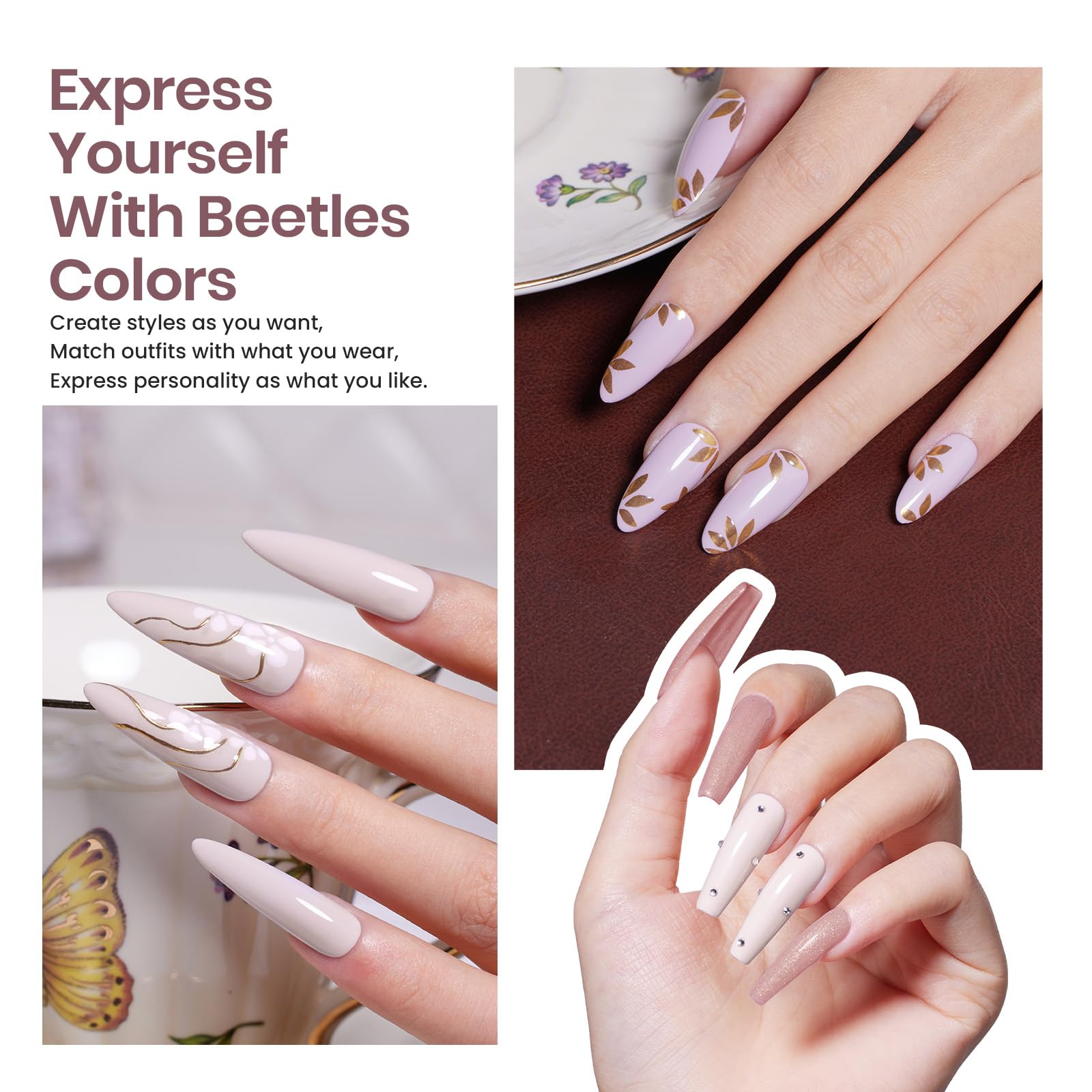 Beetles gel nail kit manicure starter set accessories
