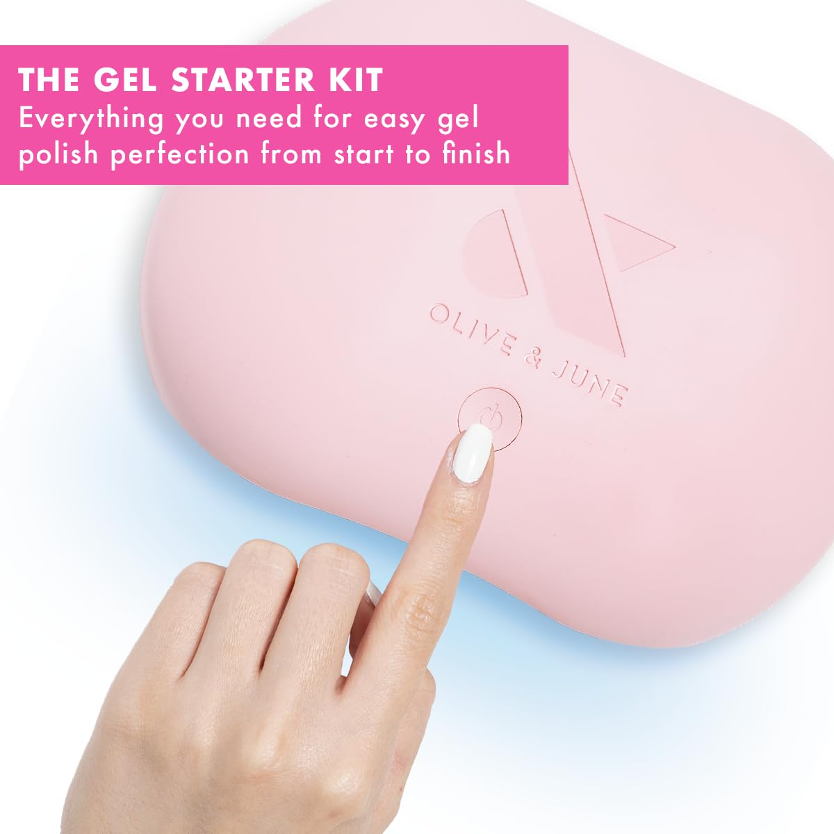 Olive and June 5-finger LED lamp for gel polish