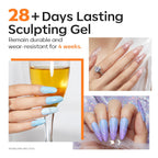 Demonstration of creating 3D embossed flower designs on artificial nails.
