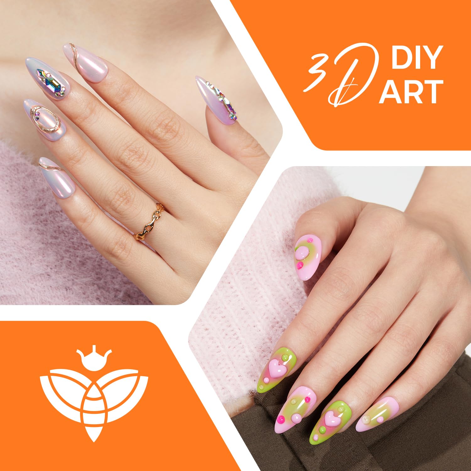 Top view of Modelones 3D nail sculpting gel packaging