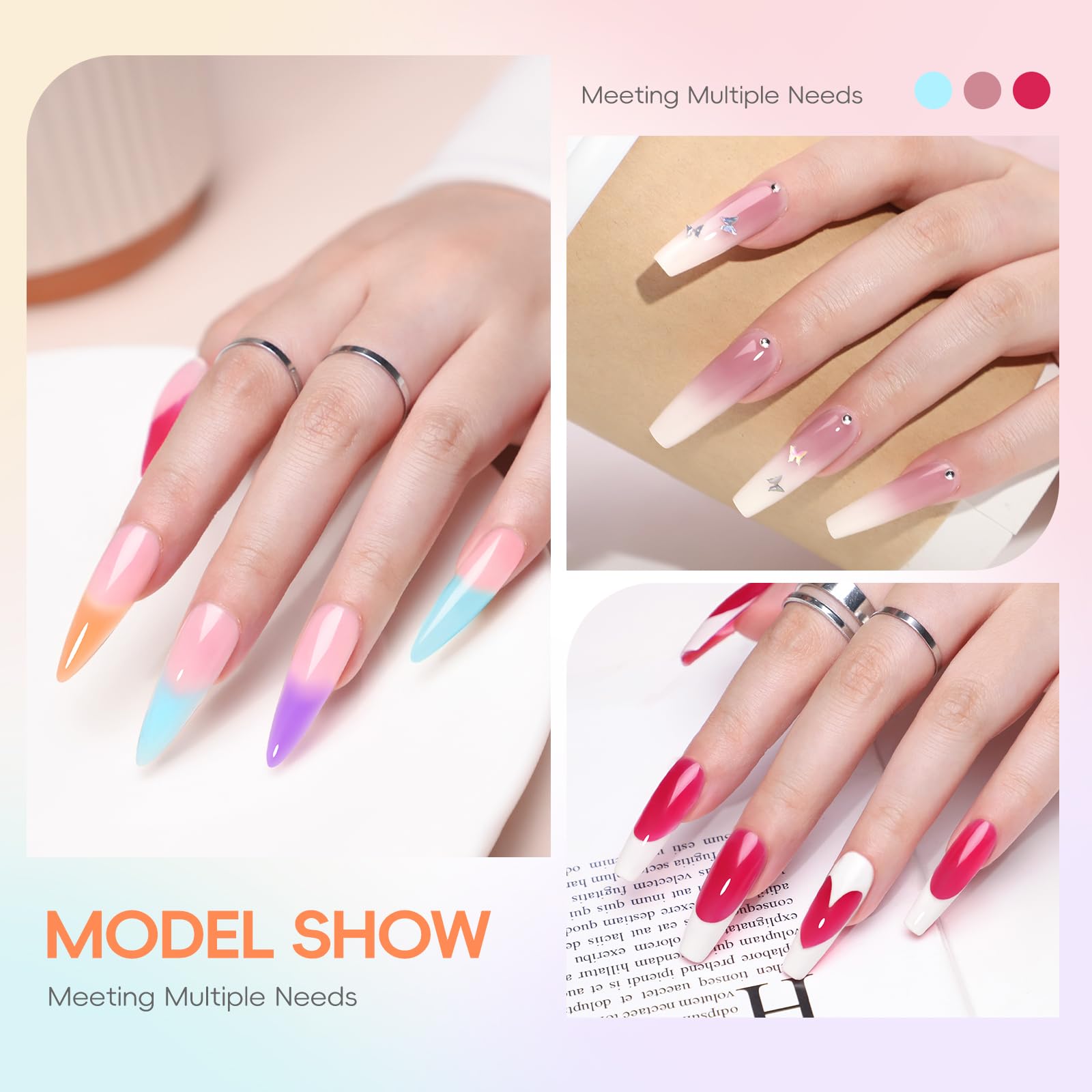 Electric nail drill included in Peacecolor nail kit for shaping