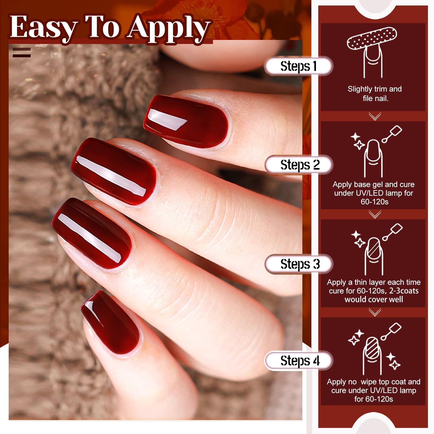 Top view of Jewhiteny 27 color gel polish collection
