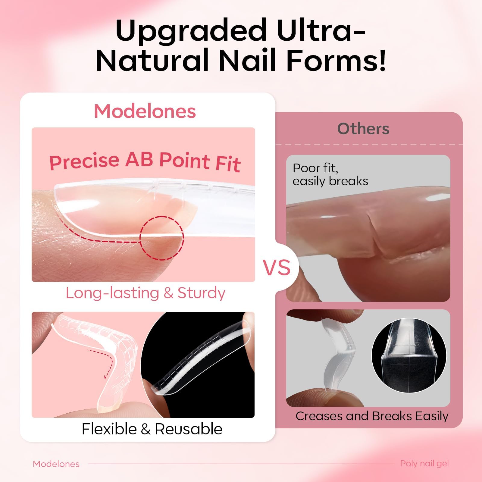 Top view of modelones professional nail enhancement kit packaging