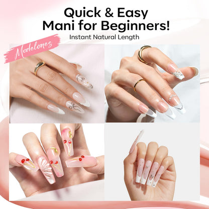 Modelones all-in-one poly gel nail kit for home manicure