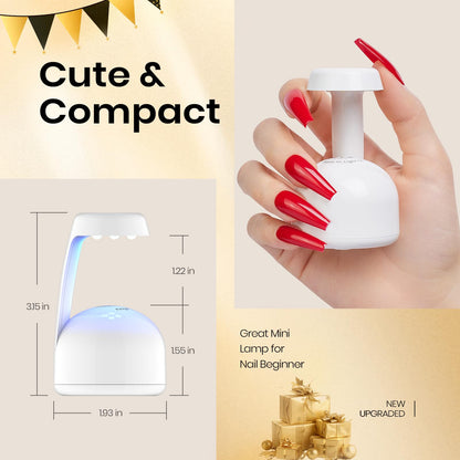 Beetles nail lamp showing USB power cable connection