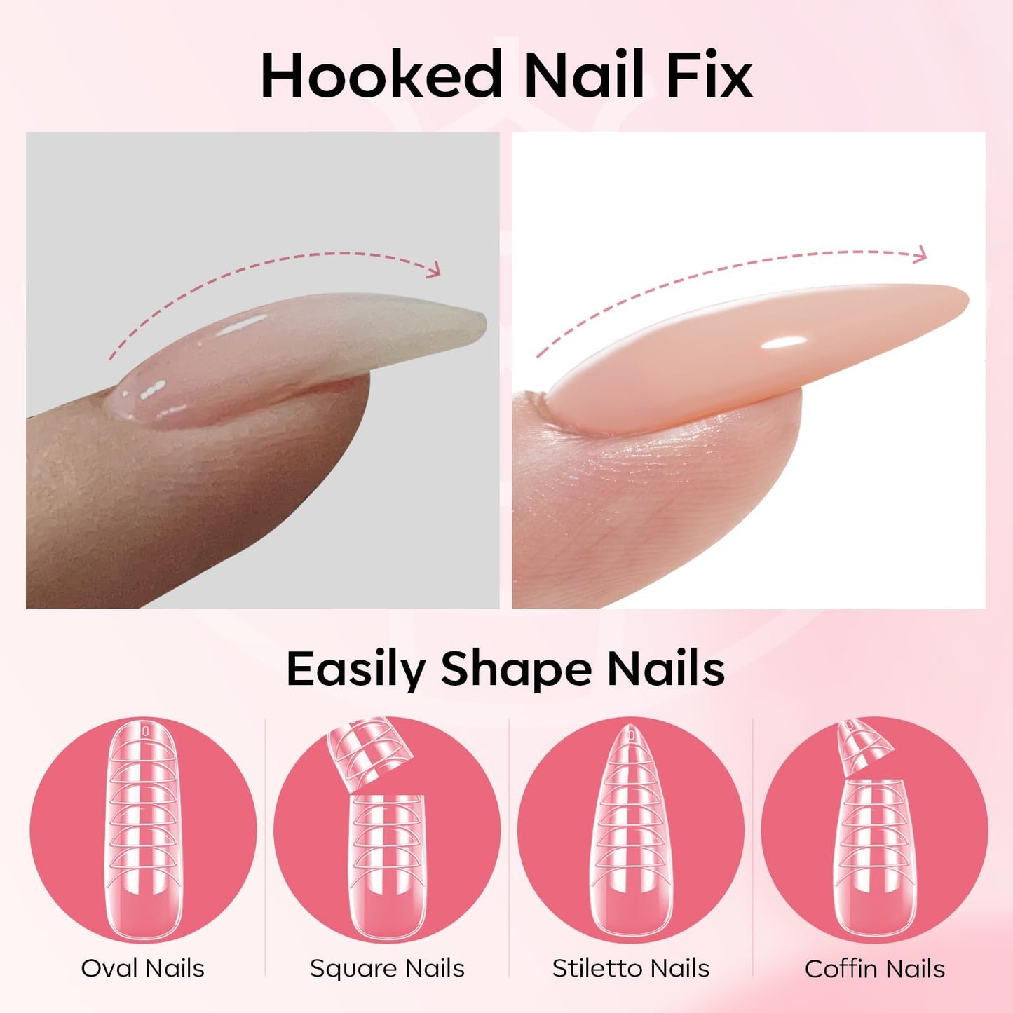 Professional quality modelones poly gel set for durable nail extensions
