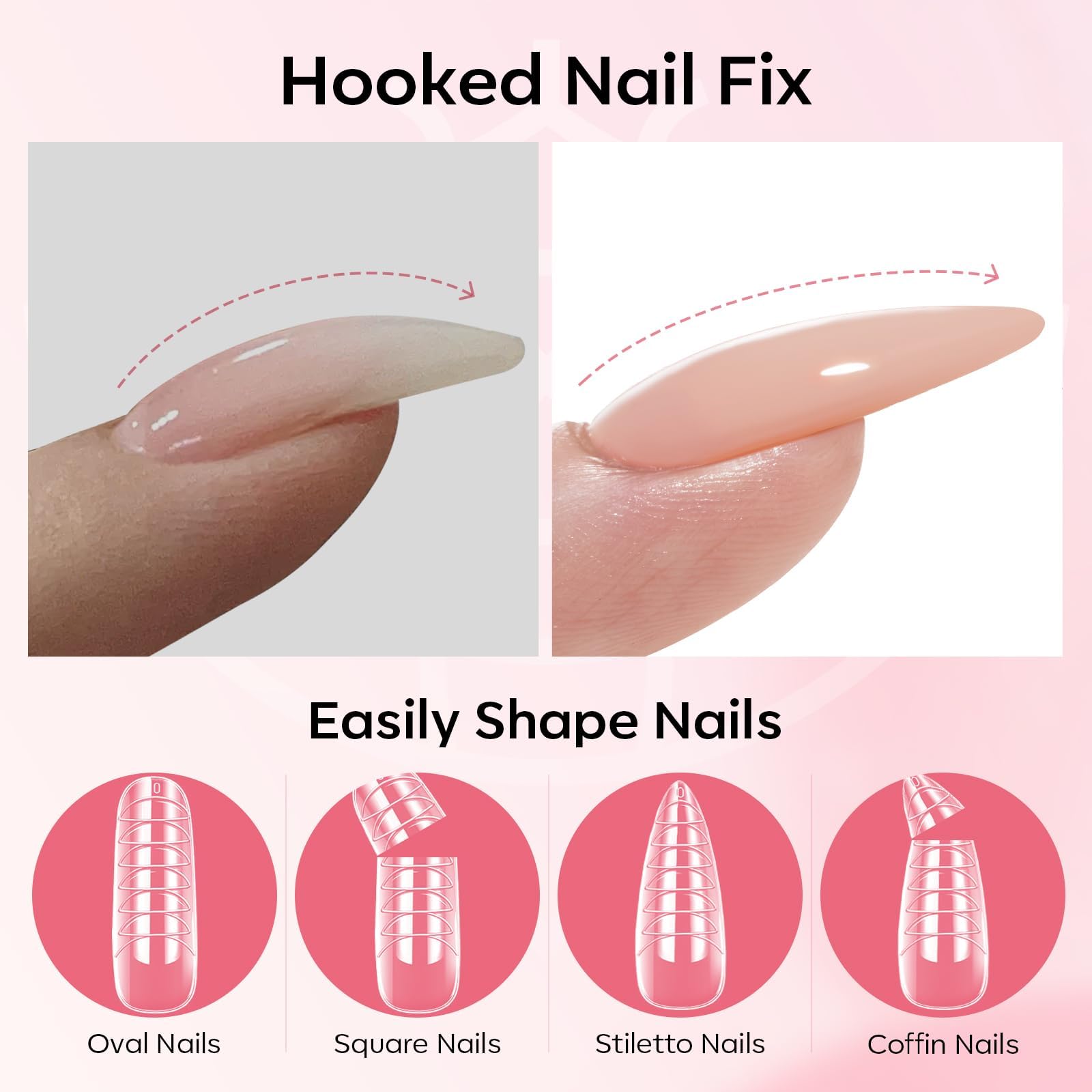 Professional quality modelones poly gel set for durable nail extensions