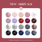 Beetles gel nail polish set bottles arranged in box packaging