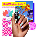 Packaged box set presentation of the Emotional Spectrum all-in-one manicure kit