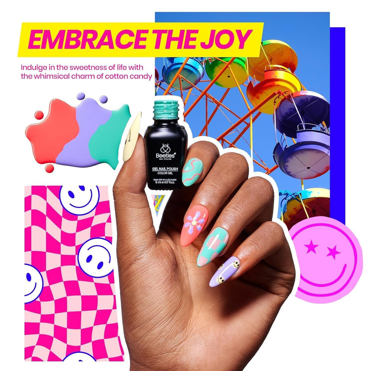 Packaged box set presentation of the Emotional Spectrum all-in-one manicure kit