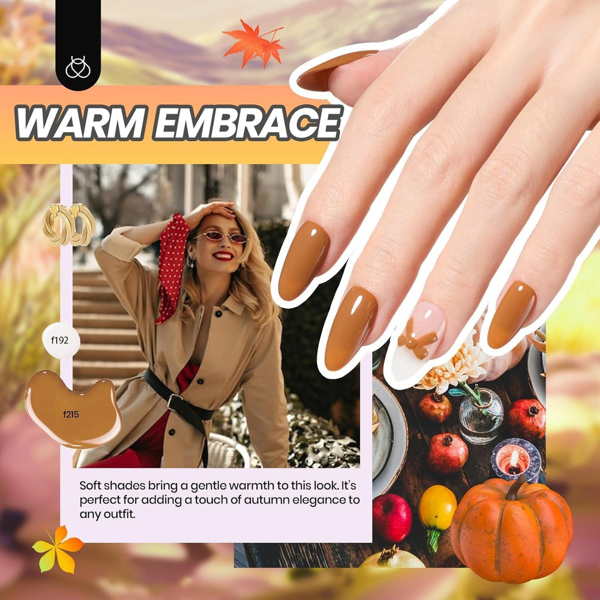 Completed gel manicure showcasing glossy and matte finishes