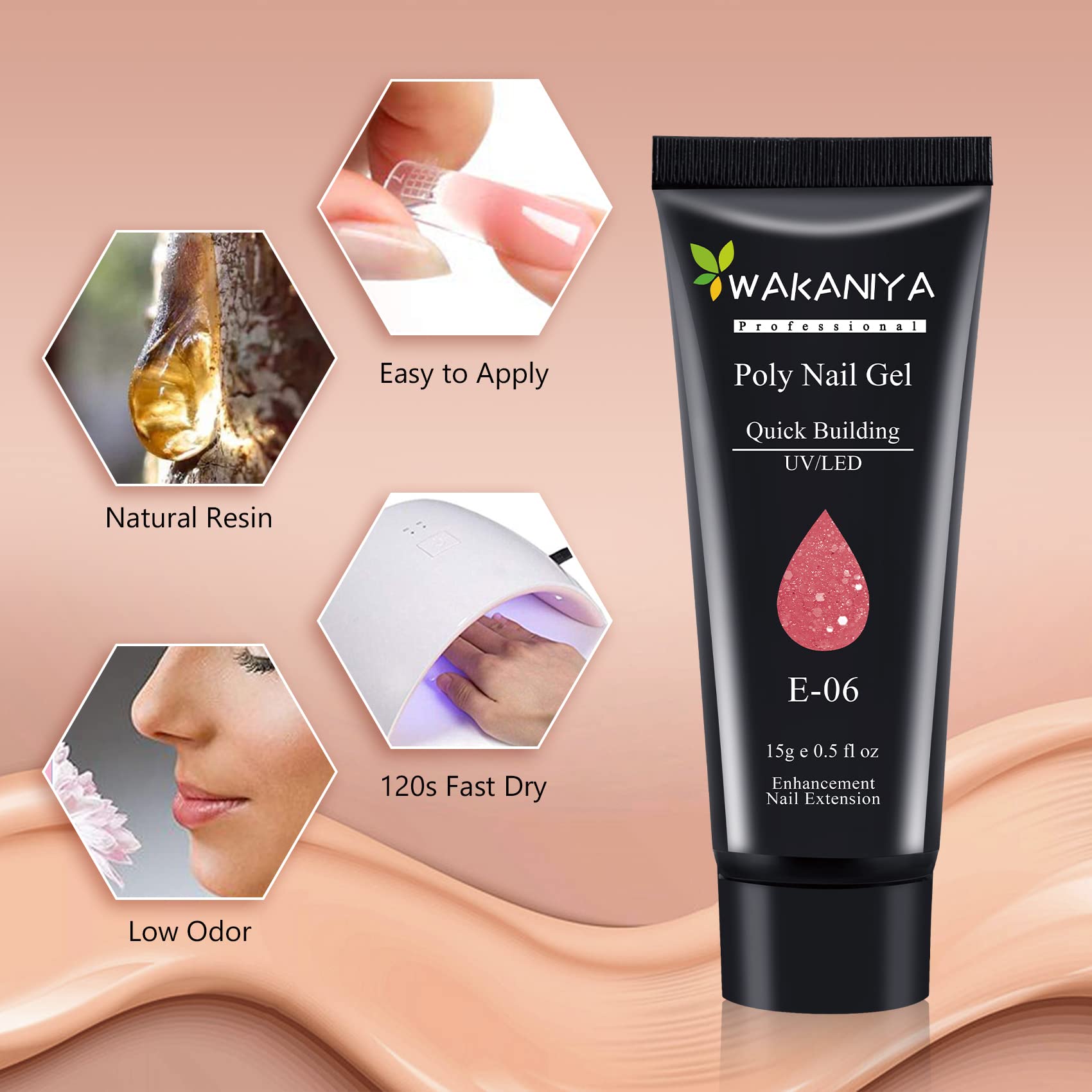 Professional manicure tools and slip solution from Wakaniya nail kit.