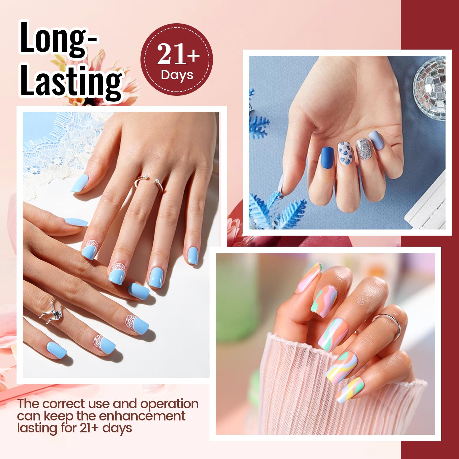 Top view of Jodsone manicure tools included in the kit