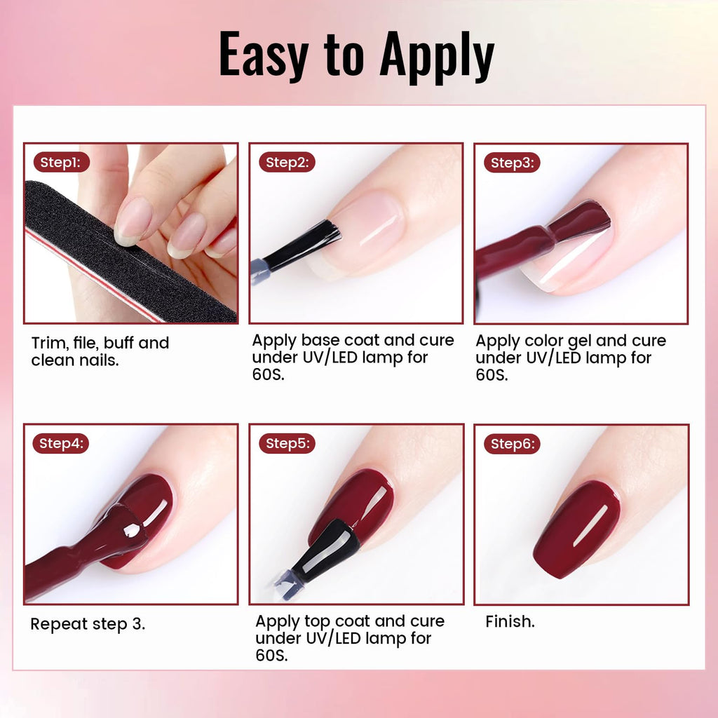 Complete Jodsone gel nail kit package layout for home salon use