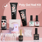 Morovan poly gel tubes and dual nail forms arrangement