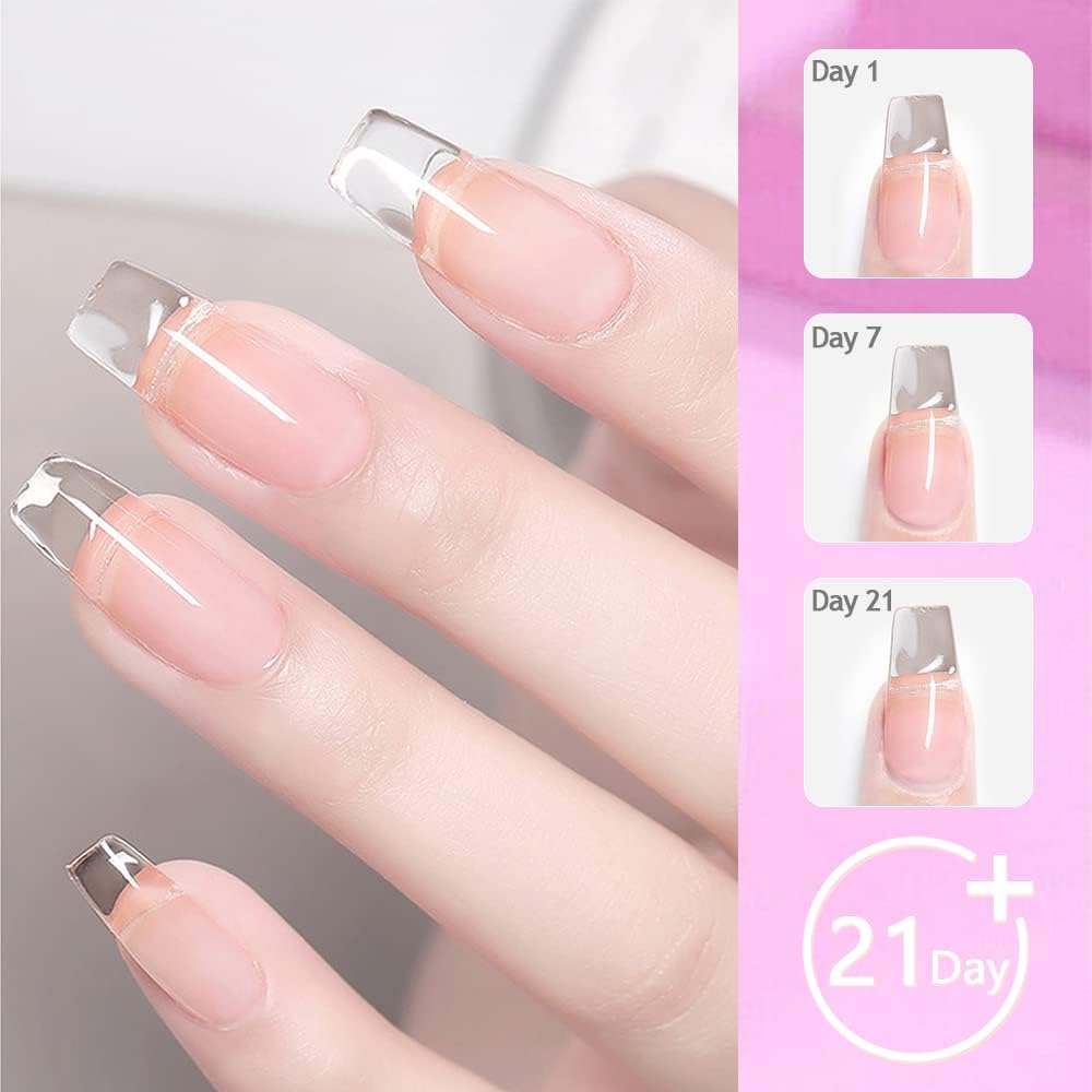 Dual forms for poly gel nail application in Lofuanna kit