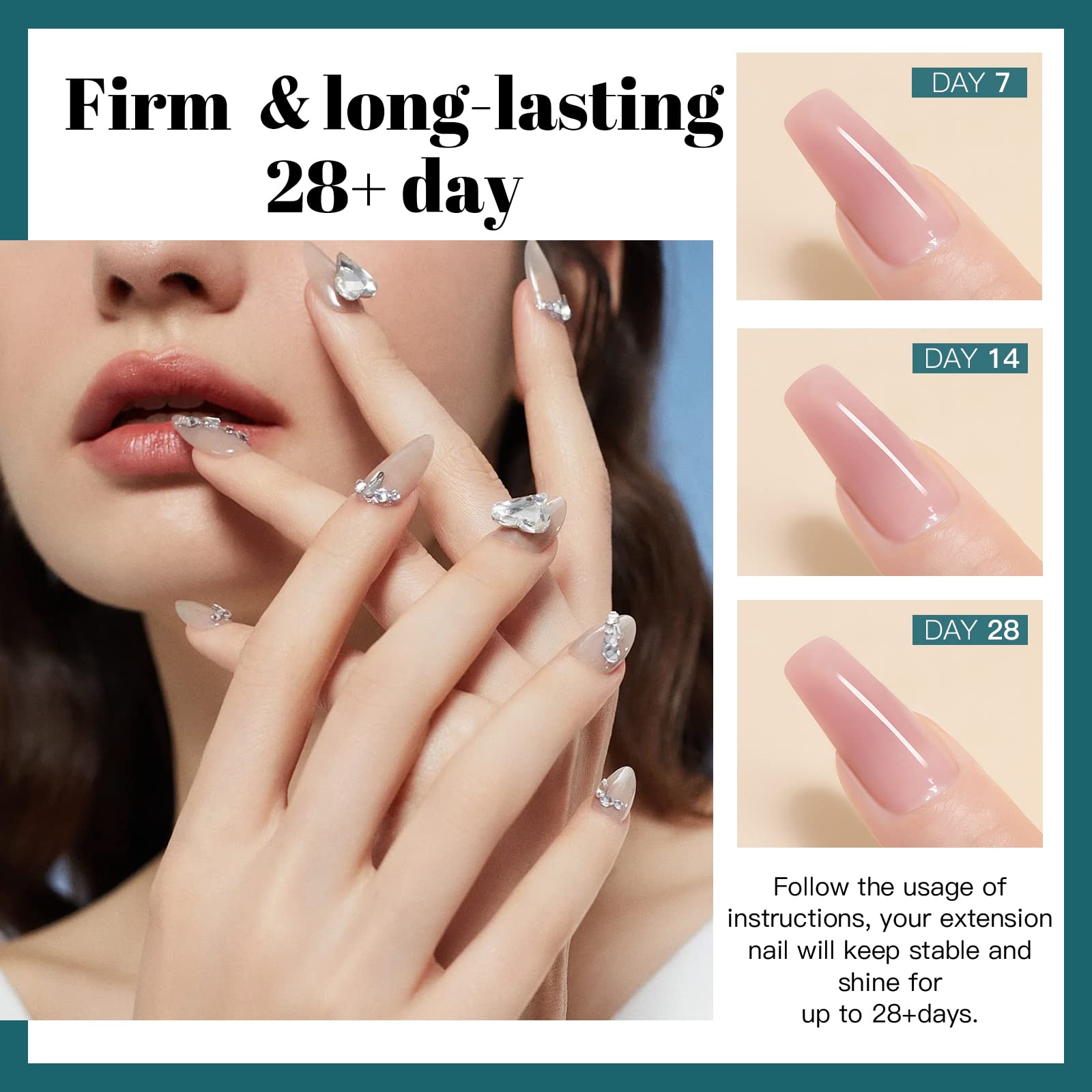 Jewhiteny UV LED nail lamp included in kit