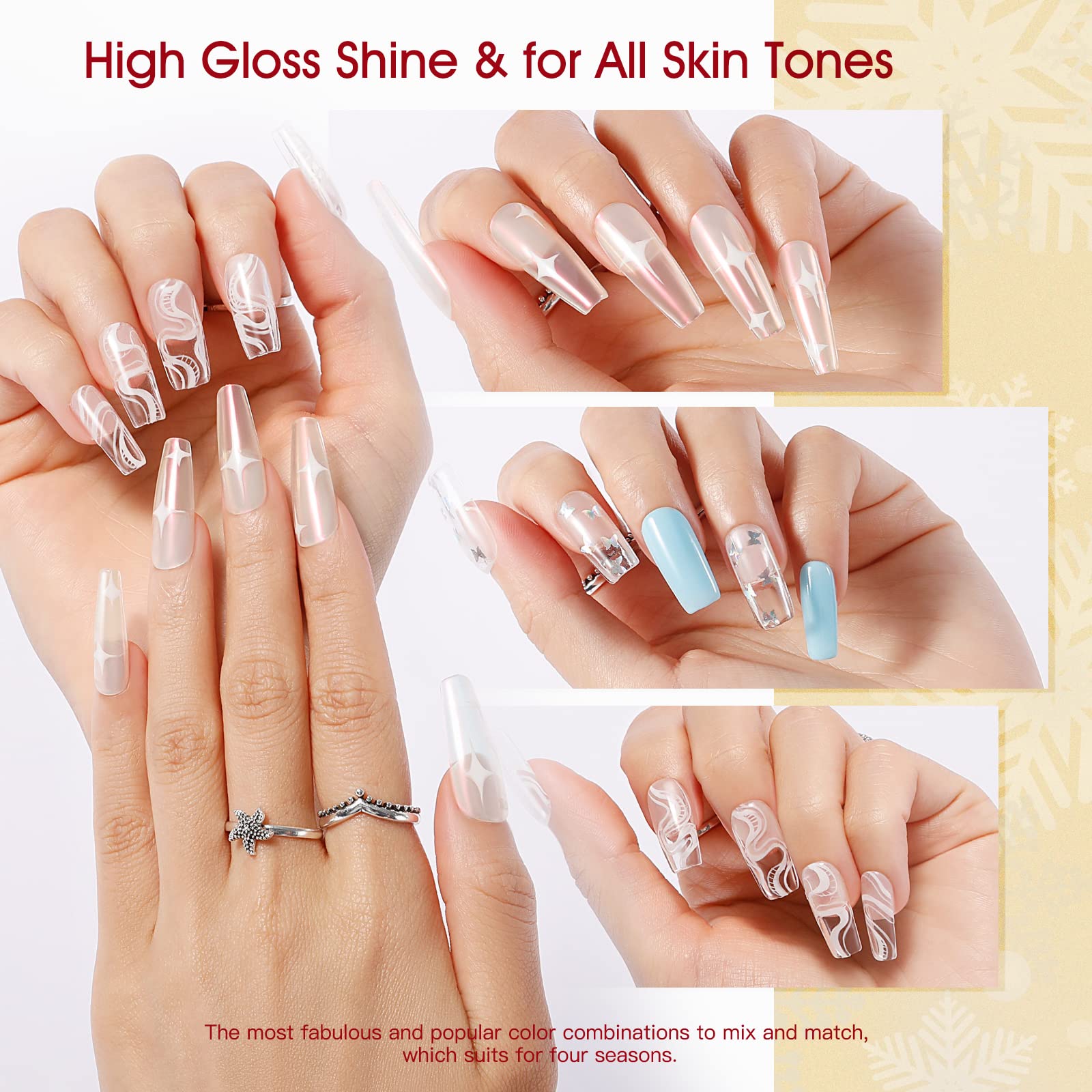 Rosalind 60ml clear extension gel tube