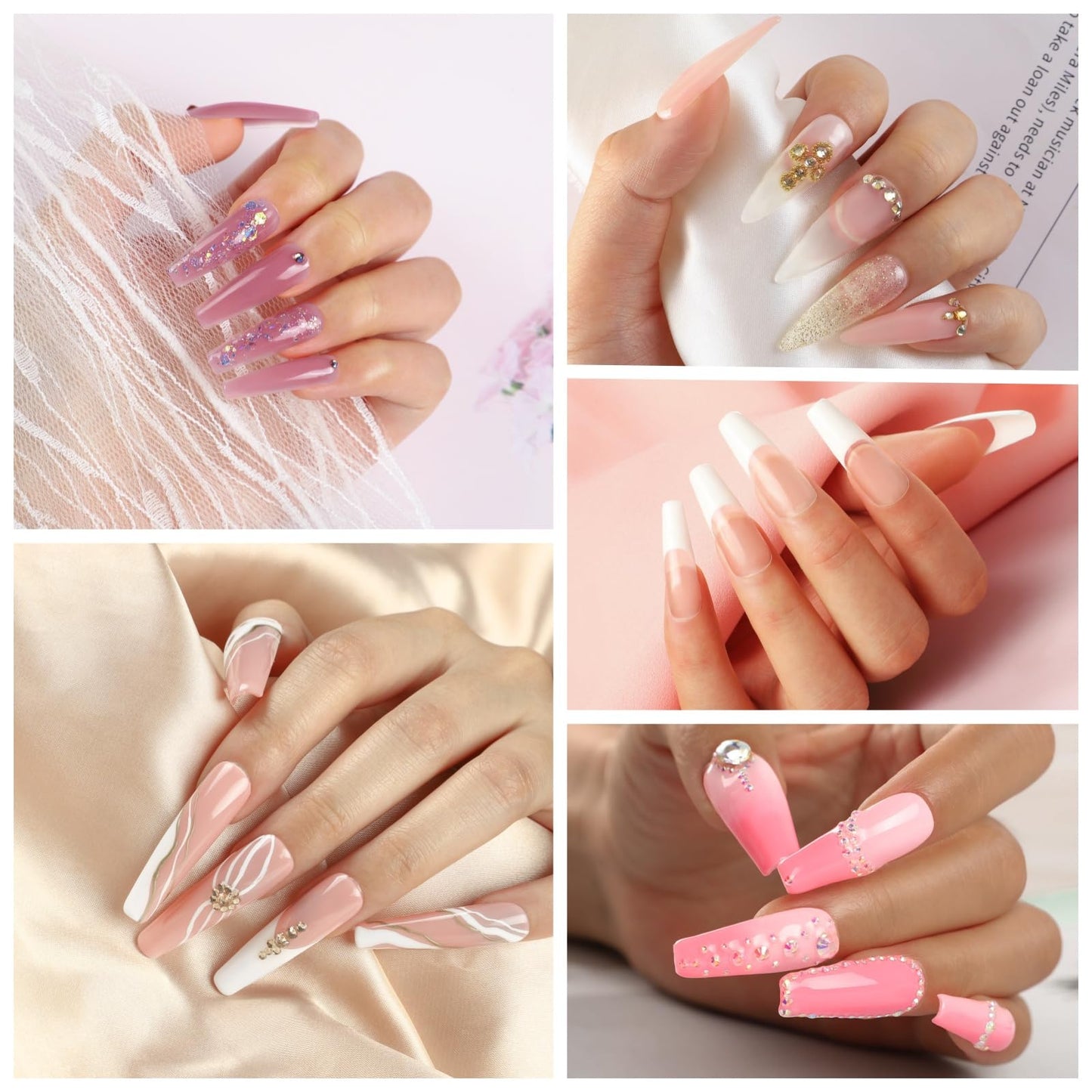 Ruby Face nail starter kit components and slip solution