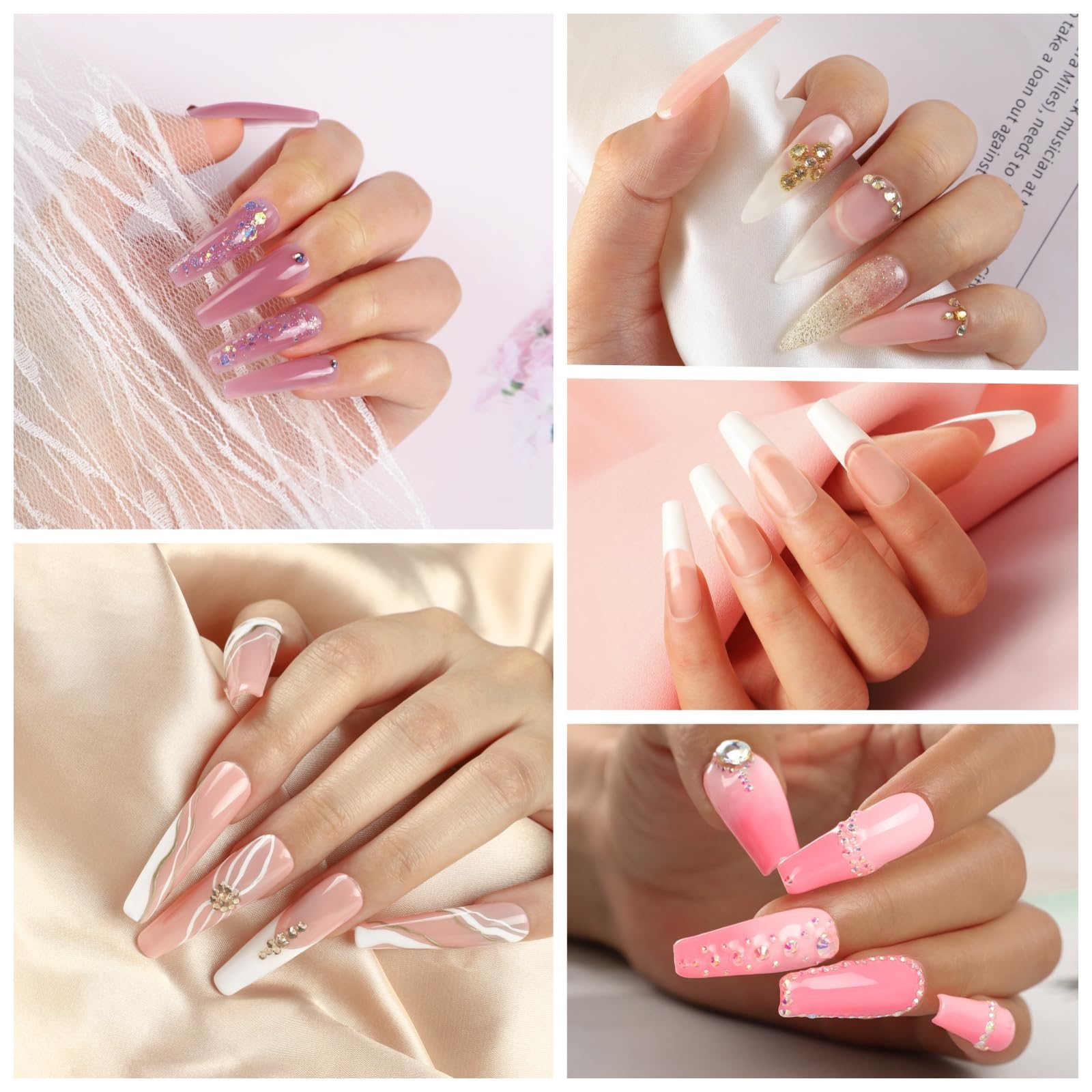 Ruby Face nail starter kit components and slip solution
