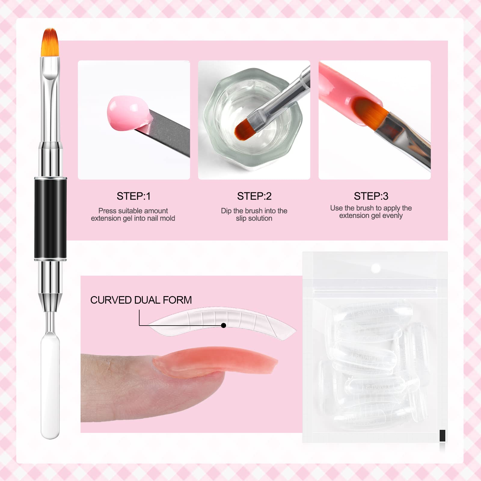Compact nail art tool kit for professional home manicures