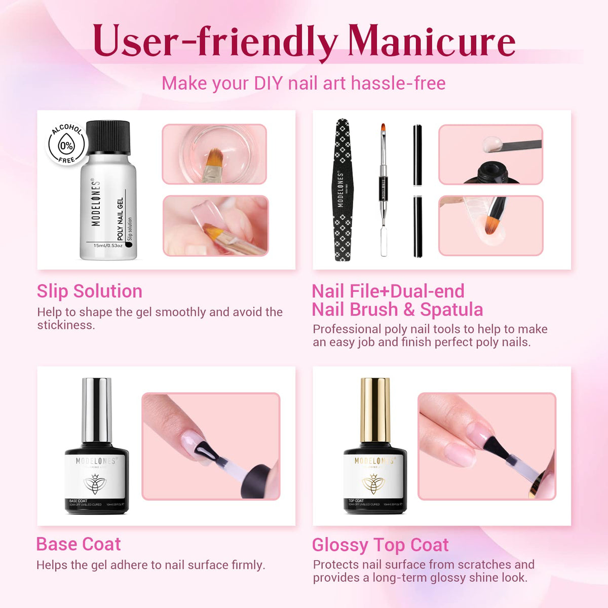 Modelones all in one nail kit overview