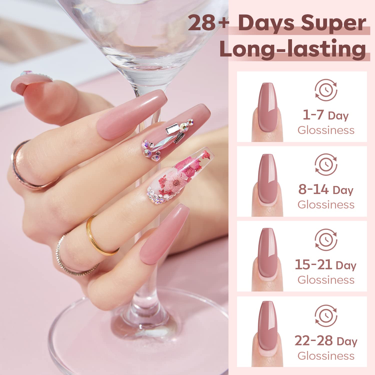 Modelones foldable UV LED nail lamp for curing gel