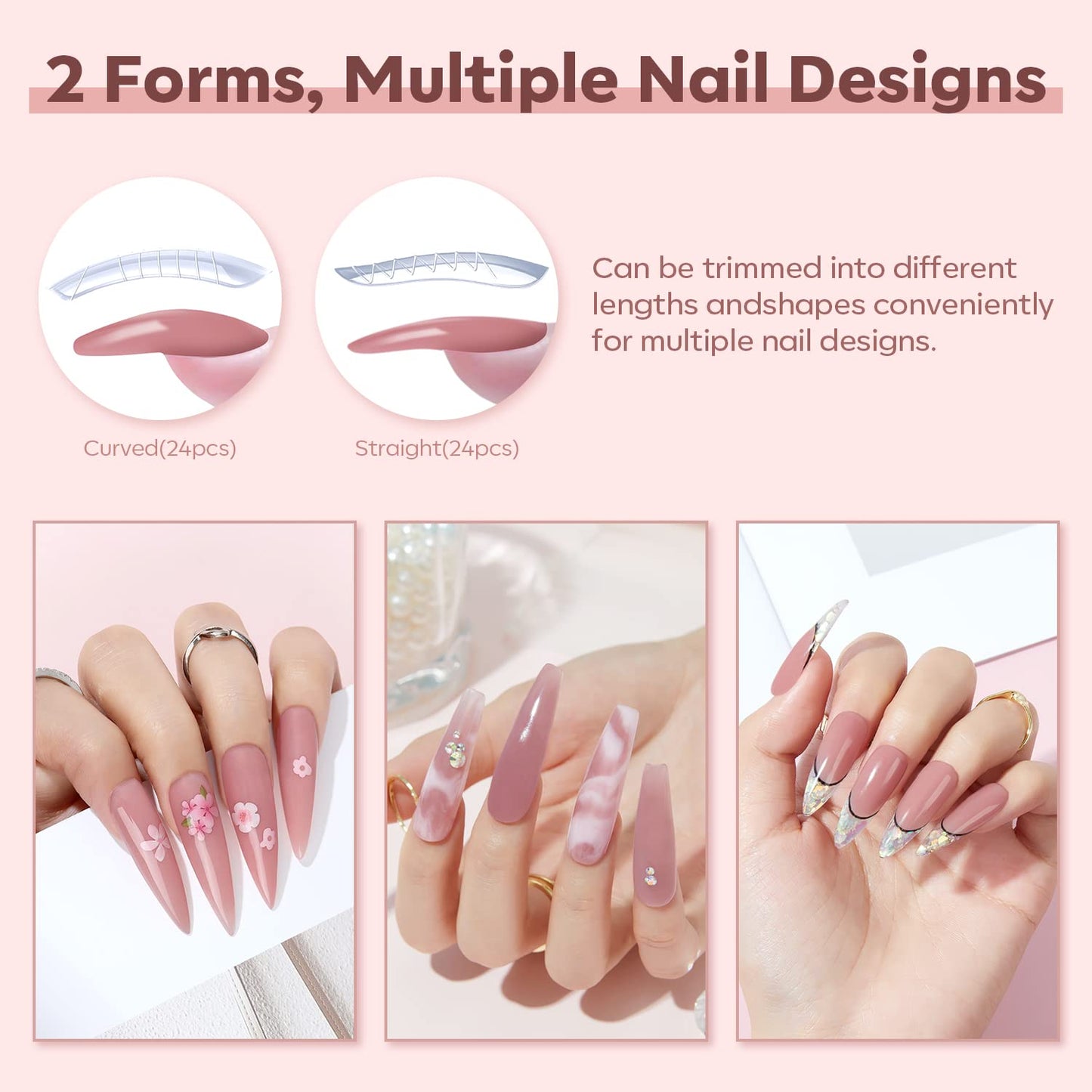 Modelones dual ended brush and spatula for nail art