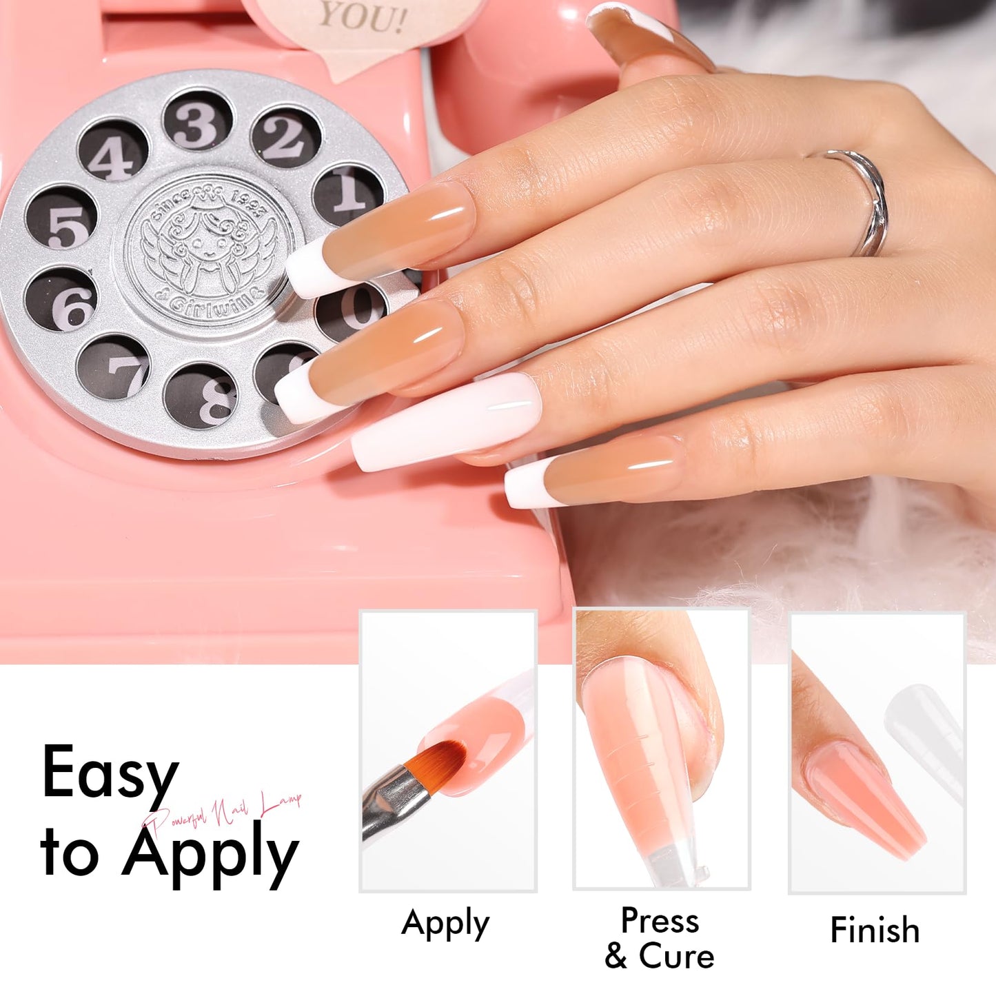 Morovan 48W LED nail lamp for professional gel curing