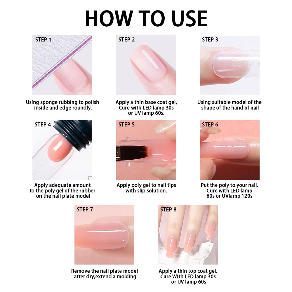 Lofuanna poly nail gel professional manicure supplies