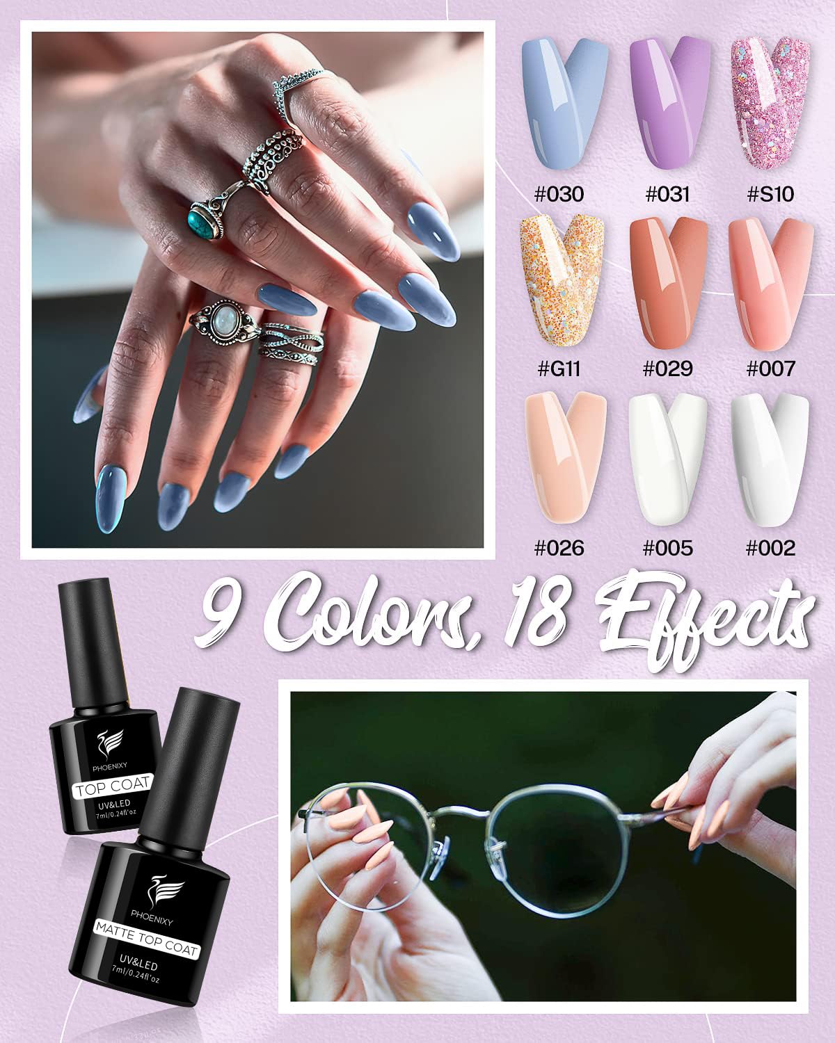 Professional home manicure setup with Phoenixy nail kit