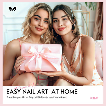 Professional nail art design created with Morovan kit
