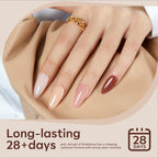 Base coat and top coat bottles for home manicure preparation