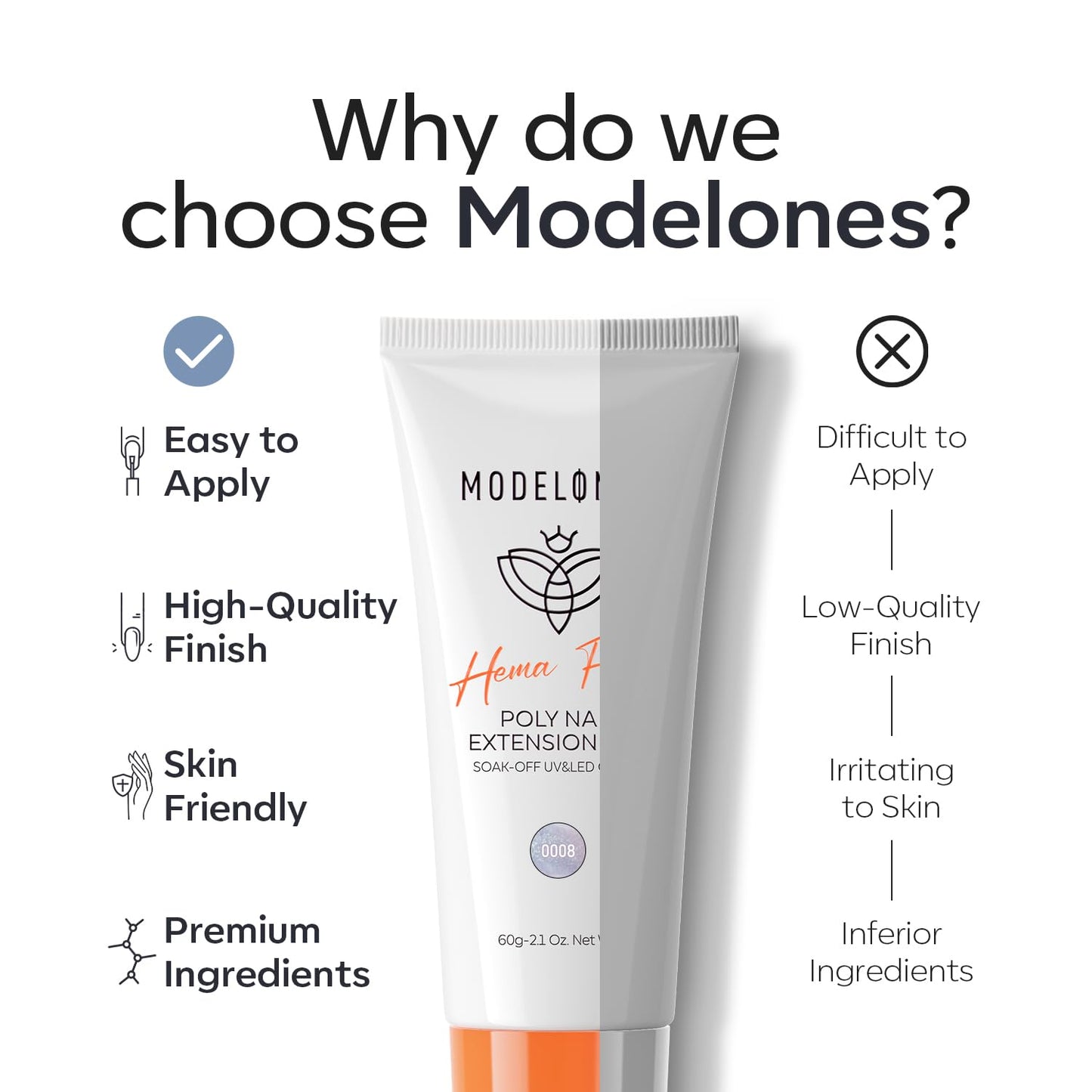 Modelones poly gel nail enhancement kit essentials