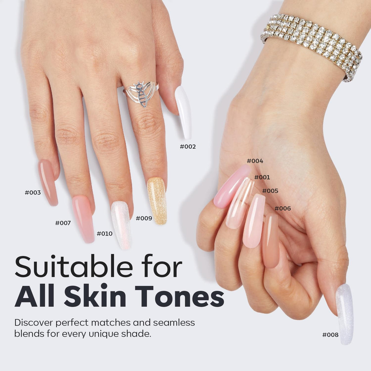 Professional salon and home DIY nail kit essential view