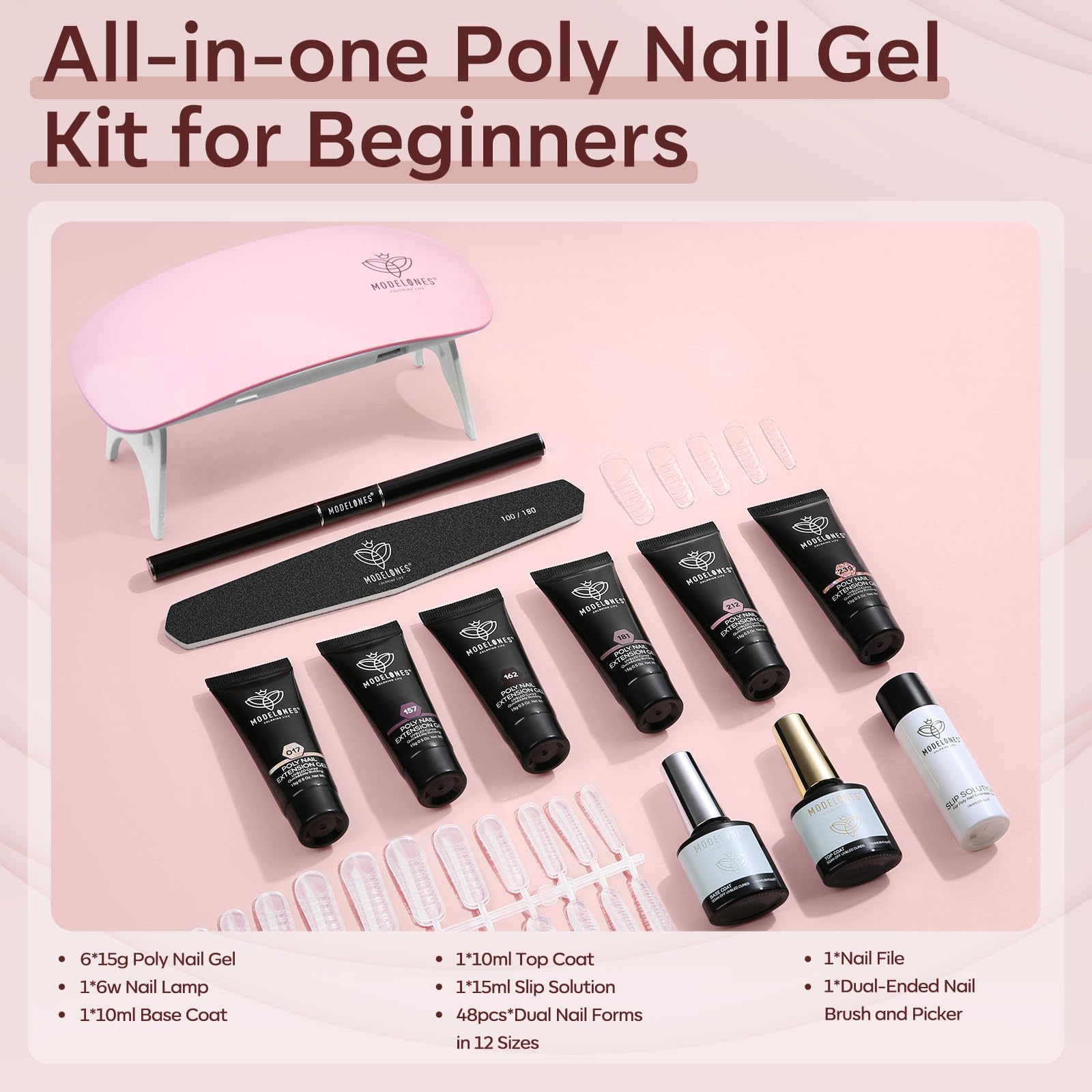 Modelones 20W LED nail lamp for home manicure
