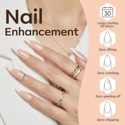 Professional nail art created with Modelones builder gel