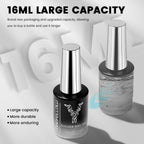 Packaging and bottle layout of Yoke Fellow 16ml clear building gel