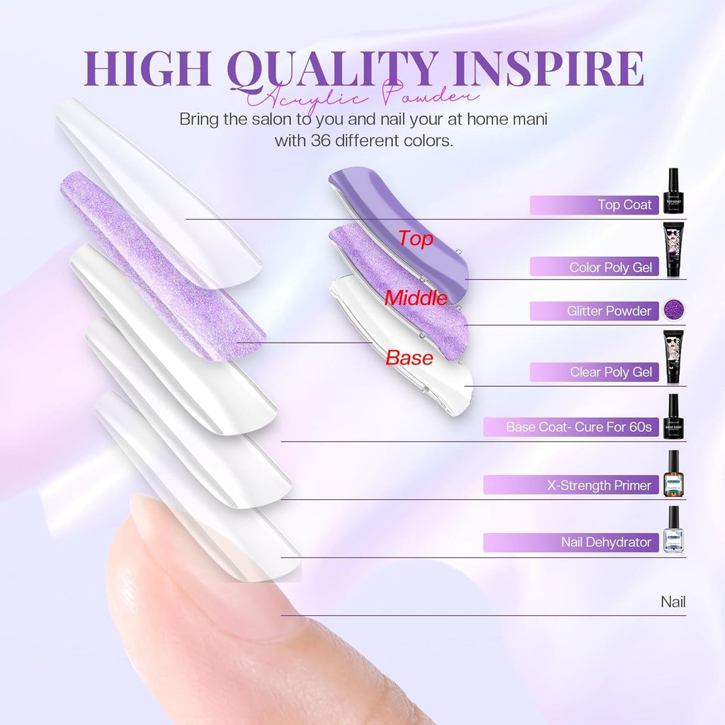 Assorted nail art accessories and rhinestones included in the Morovan package