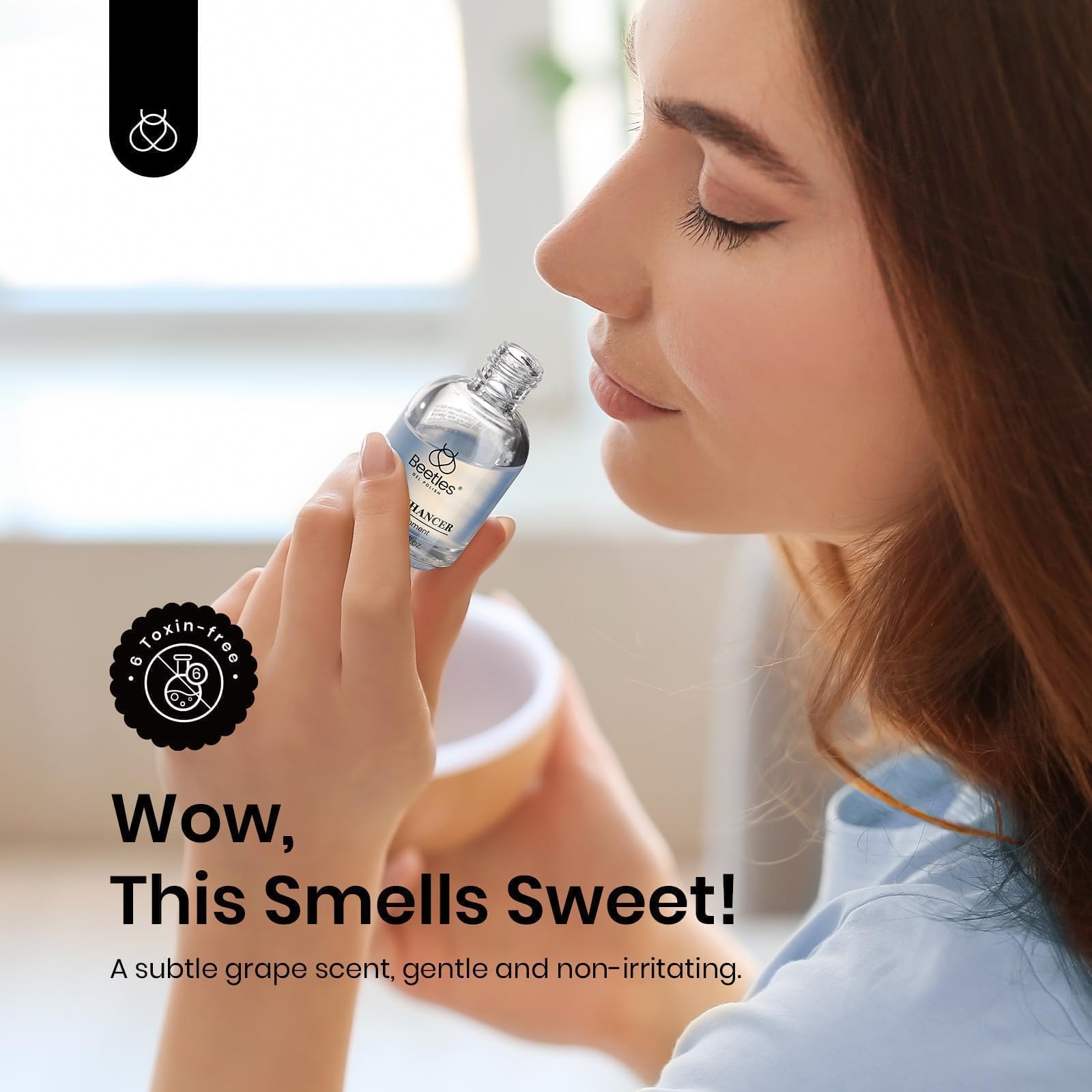 Beetles clear nail polish treatment for damaged nails