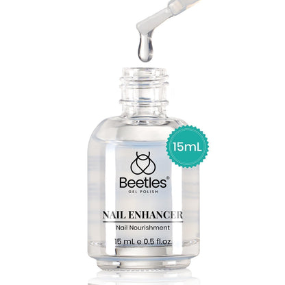 Beetles nail strengthener bottle side angle view
