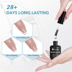 Gazeplus nail strengthening gel under UV LED lamp curing