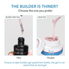 Gazeplus h thereby free builder gel glossy finish