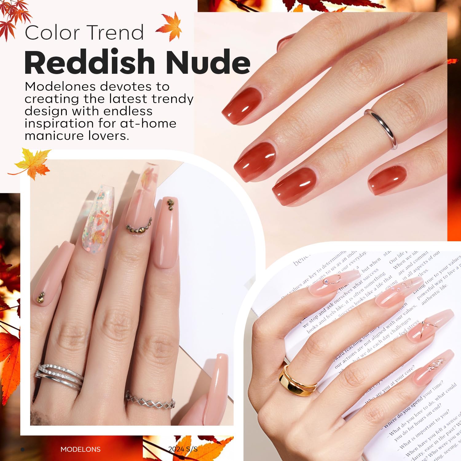 Modelones professional nail strengthening builder gel texture