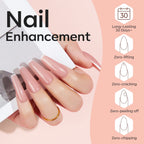 Modelones builder gel applied for nail strengthening and apex building