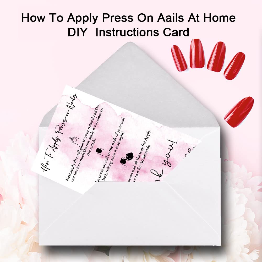 Sixne business card size nail application guide for small business