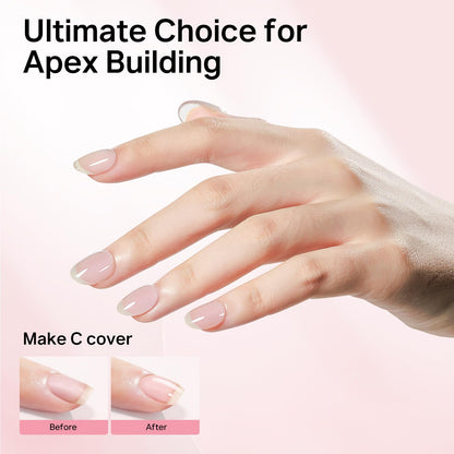 Mizhse nail gel kit with professional nail brush