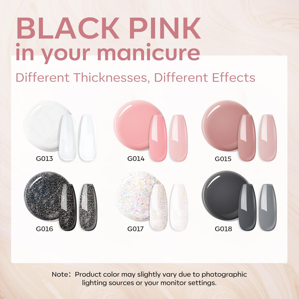 Base coat and top coat bottles for gel nail prep