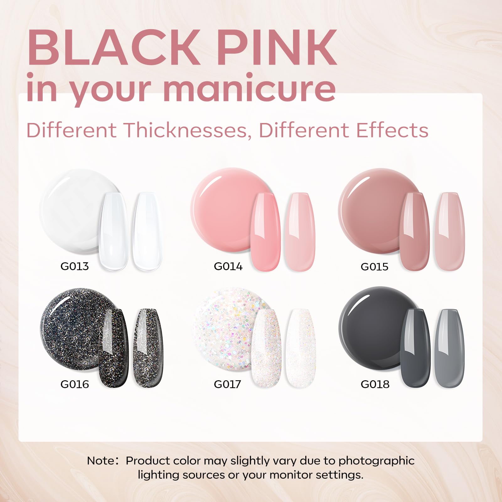 Application demonstration of Modelones poly nail gel